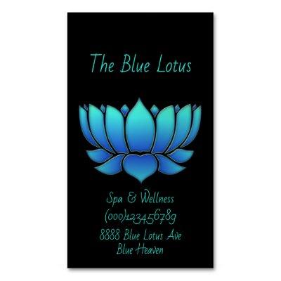 blue lotus -  magnet