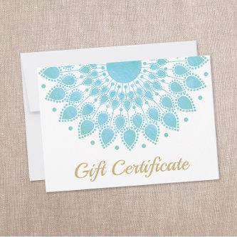 Blue Lotus Mandala  Salon and Spa Gift Certificate