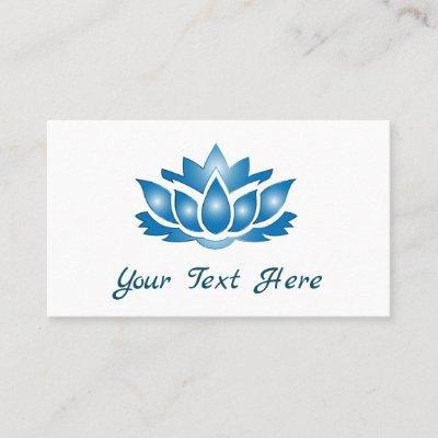 Blue Lotus Mind Body Spirit Personalized