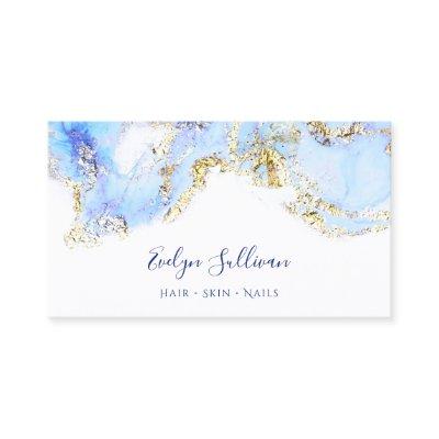 blue marbling design