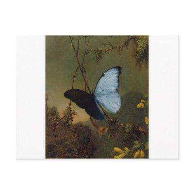 Blue Morpho Butterfly 1865 Spring Personalize Art Postcard