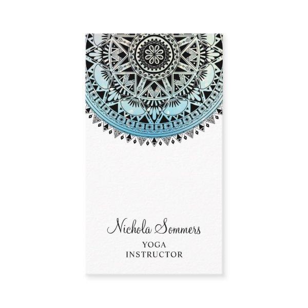 Blue Ombre Mandala Yoga Instructor