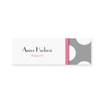 Blue Polka Dots, Gray Polka Dots, Dotted Pattern Mini