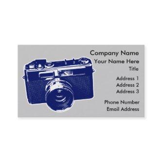 Blue Pop Art Camera