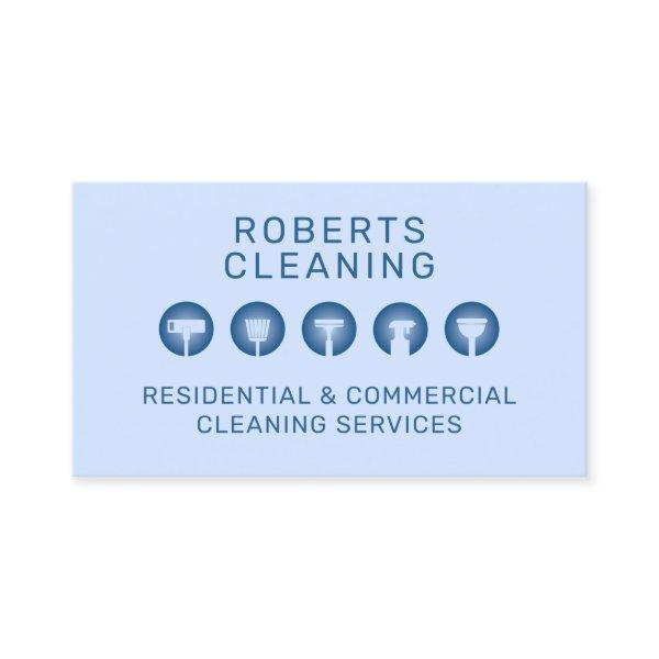 Blue professional minimalist