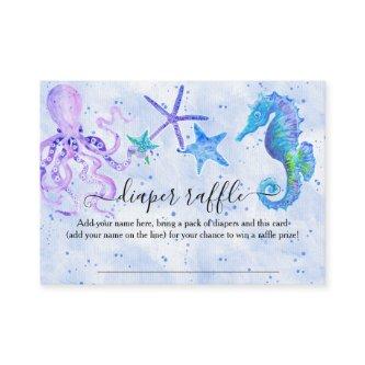 Blue Purple Seahorse Octopus Starfish Seaside Baby