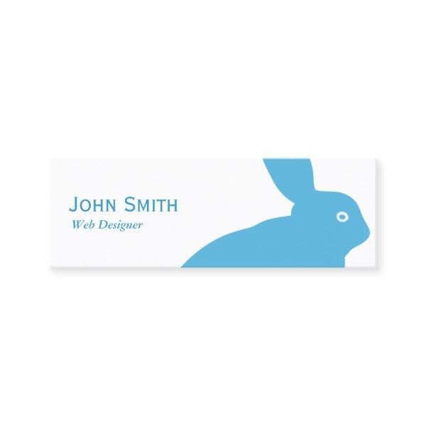 Blue Rabbit Cute Animal Minimalist Mini