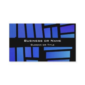 Blue Rectangular Tiles on a Black background