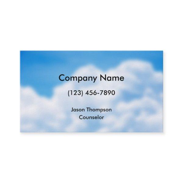 Blue Sky White Clouds Background