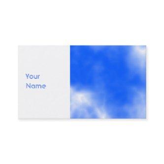 Blue sky with white clouds.