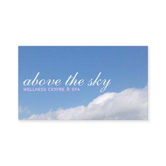Blue sky with white clouds picture