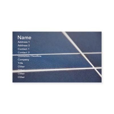 Blue Solar Panels