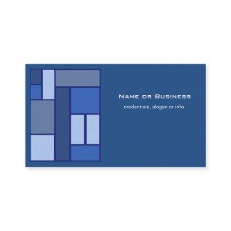 Blue Square Geometric - Emotion Form and Color