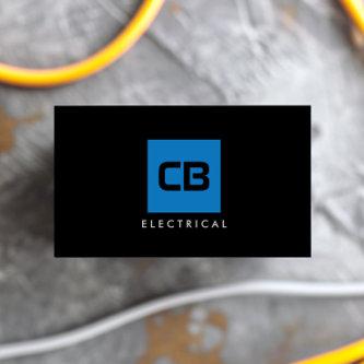 Blue Square Monogram Construction, Electrical