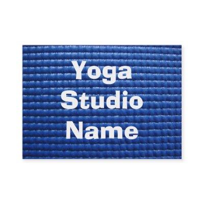 Blue Sticky Yoga Mat