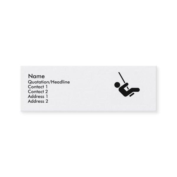 Blue Swinger Calling Card