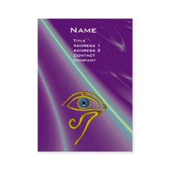 BLUE TALISMAN,GOLD HORUS EYE Purple Violet Green