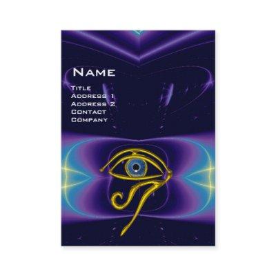 BLUE TALISMAN,GOLD HORUS EYE purple violet pink