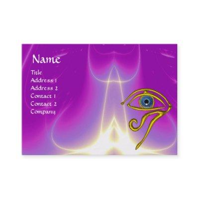 BLUE TALISMAN,GOLD HORUS EYE Purple Violet Pink