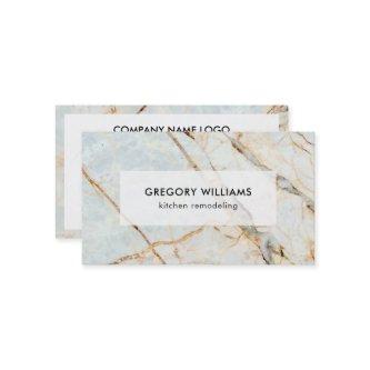 Blue tint and gold marble texture