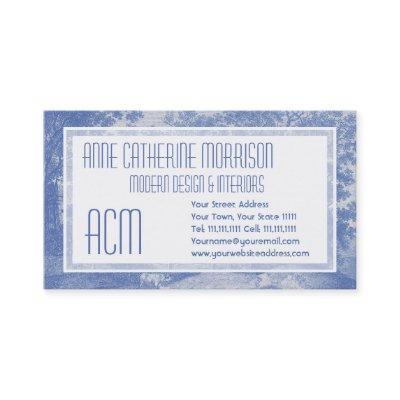 Blue Toil de Jouy French Country Shabby Elegance