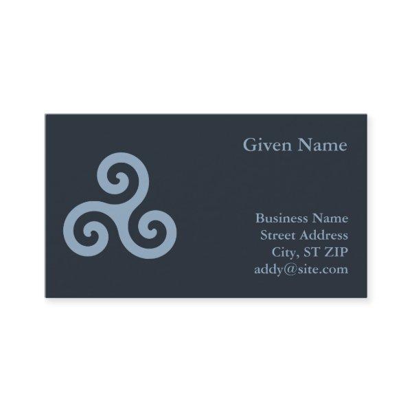 Blue Triskelion