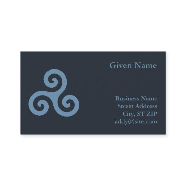 Blue Triskelion