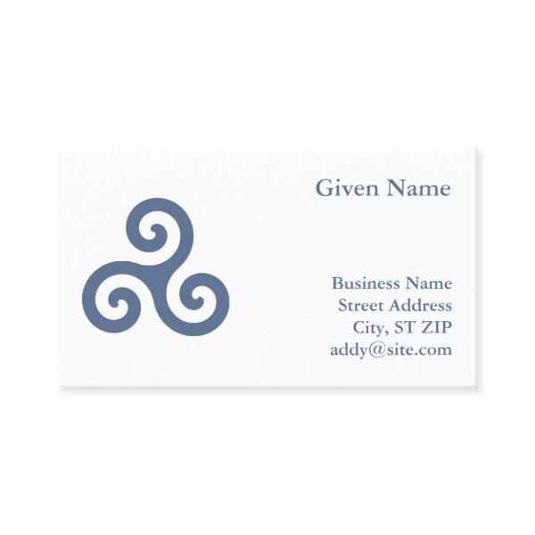 Blue Triskelion
