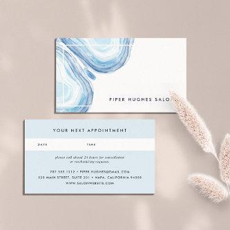 Blue Wave Geode | Appointment Card