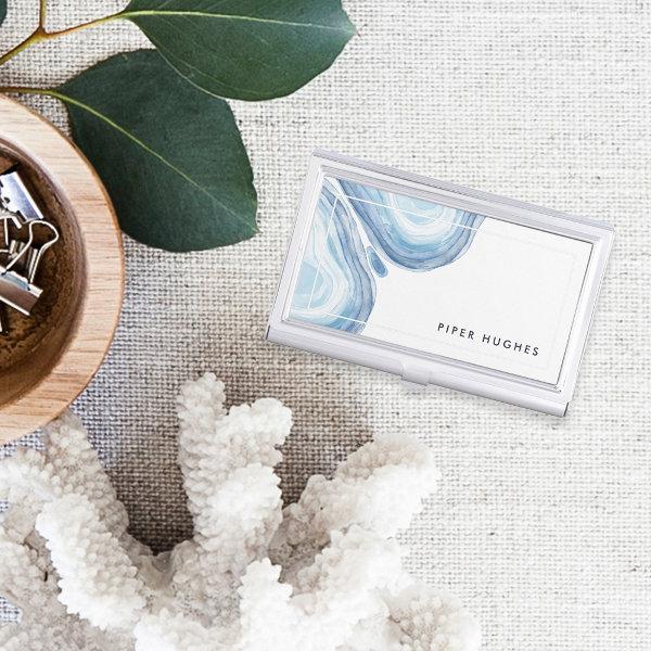 Blue Wave Geode | Personalized Case For