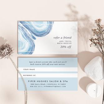 Blue Wave Geode Referral Card