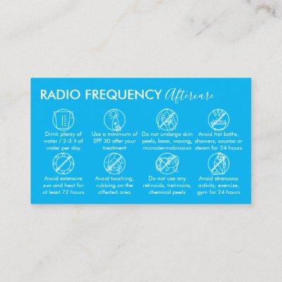 Blue White Radio Frequency Skin Tighten Aftercare