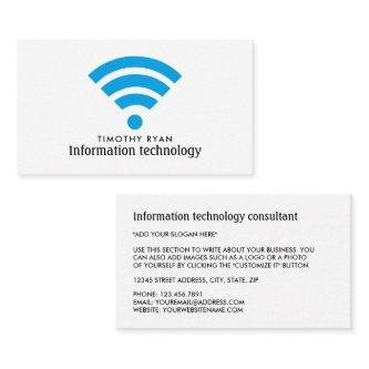 Blue Wi-Fi Logo, Information Technology, Computer