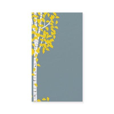 Blue Yellow Aspen Tree