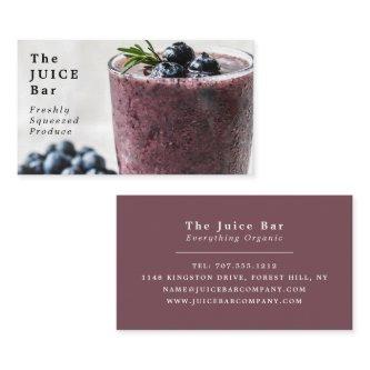 Blueberry Smoothie, Juice Bar