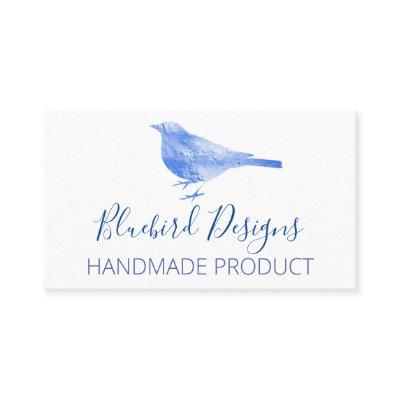 Bluebird On White Handmade