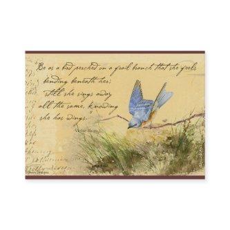 Bluebird Victor Hugo Quote