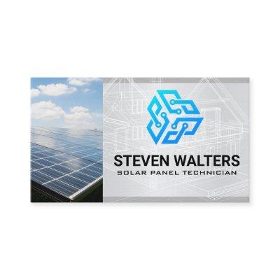 Blueprints | Solar Panel | Tech Logo