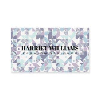 Blues Purples Geometric Patterns