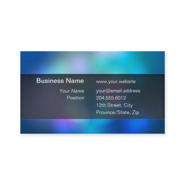 Blurry Colors Black Transparent Box