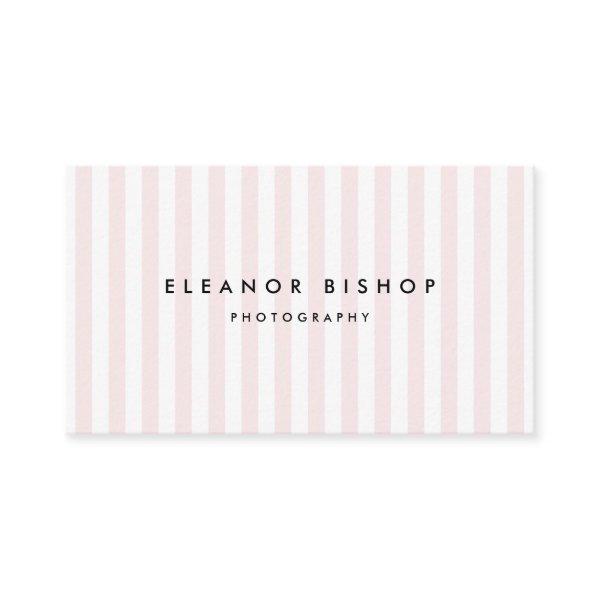 Blush and White Pinstripes Pattern Modern
