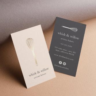 Blush & Gold Whisk | Bakery | Chef | Caterer