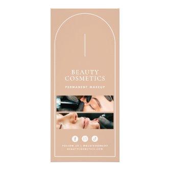 Blush Multi Photo Salon Beauty Business Price List Rack Card