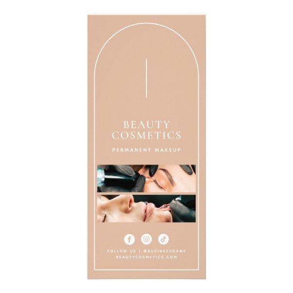 Blush Multi Photo Salon Beauty Business Price List Rack Card