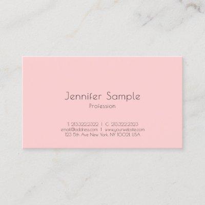 Blush Pink Background Modern Simple Template