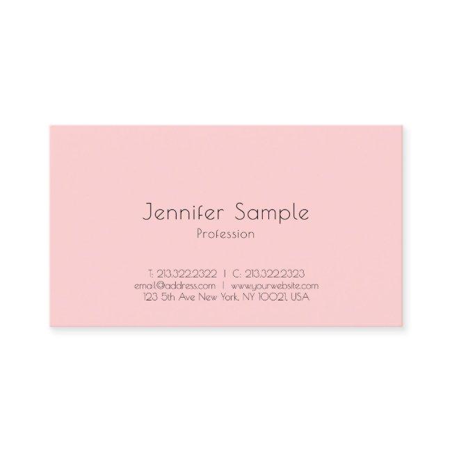 Blush Pink Background Modern Simple Template