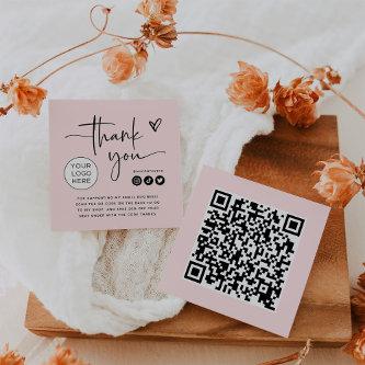 Blush Pink | Branding Thank You Packing Card
