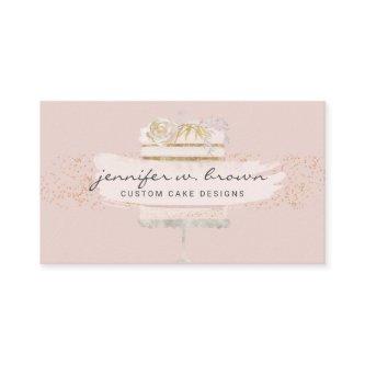 Blush Pink Cake Glitter Decorating Floral Bakery