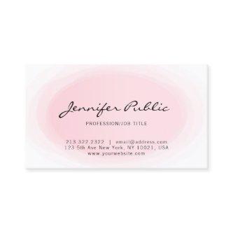 Blush Pink Elegant Modern Minimalist Typography