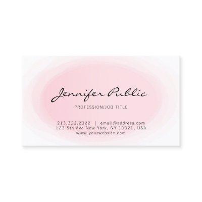 Blush Pink Elegant Modern Minimalist Typography